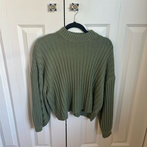 Princess Polly Mock Neck Balloon Sleeve Sweater